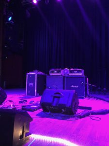 Buckethead's stage before his arrival