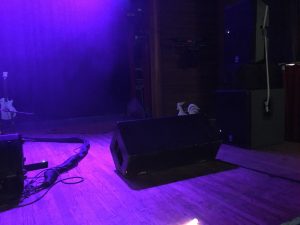 Buckethead's Rooster friend on stage in Flagstaff, AZ